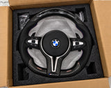 BMW M Performance Carbon Fiber LED Flat-Bottom Steering Wheel — box view